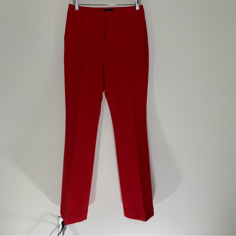 White House Black Market Red Boot Cut Pants